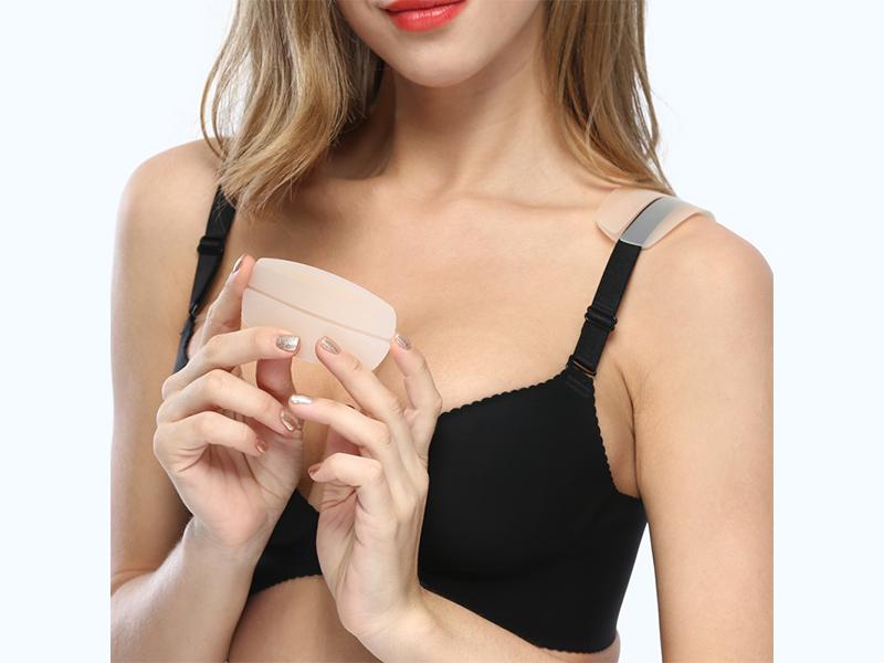 Factory price  Soft Protect Shoulders Bra Strap Pads Invisible Silicone Shoulder Pad