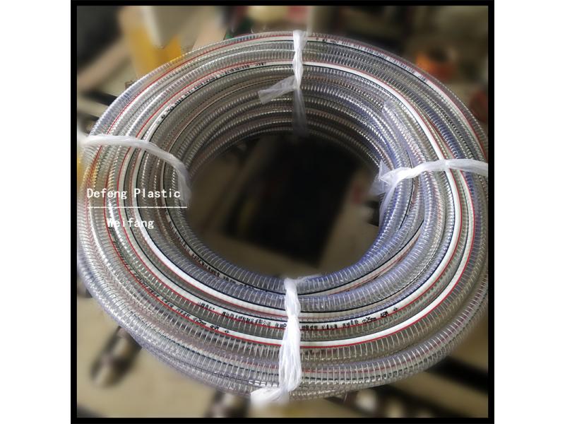 PVC Water Scution Hose/Pipe with Spiral Steel Wire Reinforced