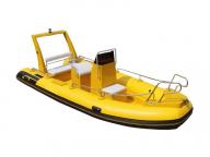 Funsor Deep-V Fiberglass Hull FRP Rigid Inflatable Boat for Fishing and Rescue