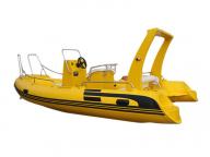 Aluminum Hull Rigid Inflatable Speed Boat with Engine