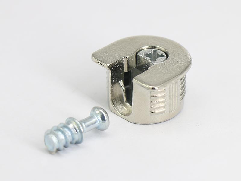 Cast Zink Dowel PIN Screw and Cam Lock Disc Eccentric Furniture Connectors