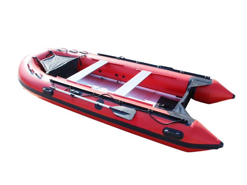 High Quality Inflatable PVC Fishing Boat with Aluminum Floor