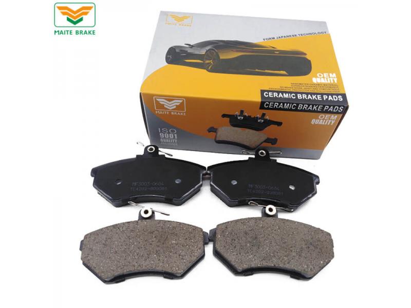 Factory Direct Sale Auto Spare Parts Low MOQ Car Front Brake Pads FMSI D684 for AUDI 80 90 for VOLKS