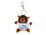 Animal Bee Mascot Toy Custom Plush Keychain, Plush Bee W/T-Shirt Keychain