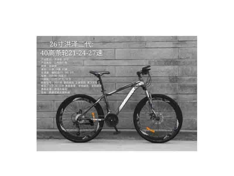 Adjustable Speed High Carbon Steel Mountain Bicycle