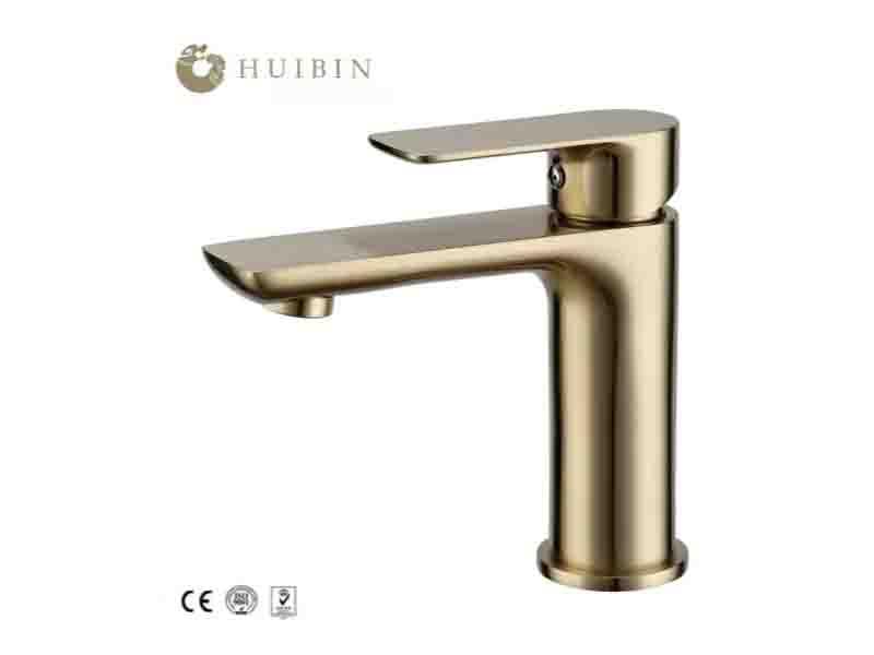 European Style Luxury Gold Painting Two Size Faucet Bathroom Accessories Deck Mounted Basin Water Ta