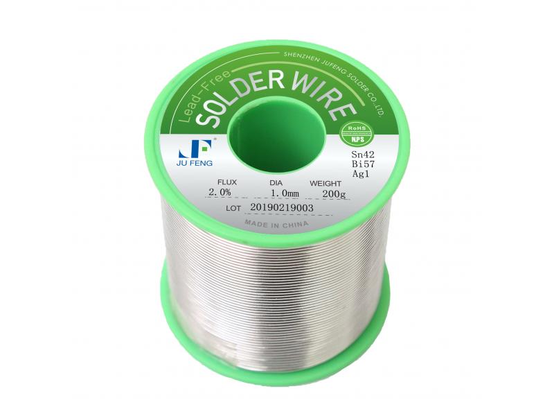 Low Temperature Solder Wire Sn42Bi57ag1 with Flux Cored