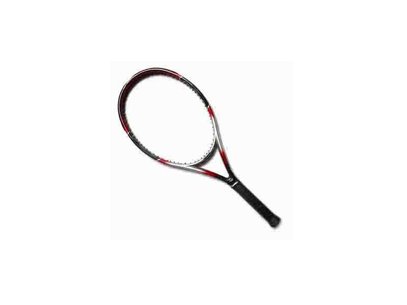 Tennis Racquet in Red/Made of 100% High Modulus Graphite