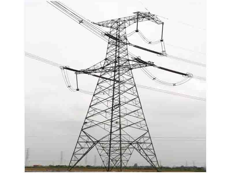 500 Kv Power Transmission Line Angle Steel Tower