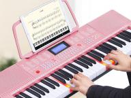 61 Keys Electronic Music Piano Keyboard Toy Musical Instrument Baby Toys