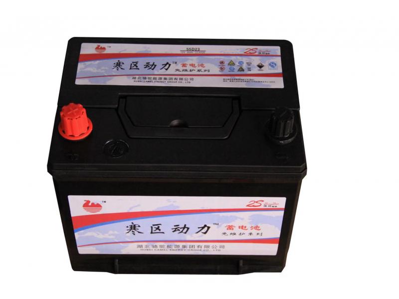 55D23R/L China Manufacture 12v 60ah Lead Acid Car MF Battery  6-QW-60