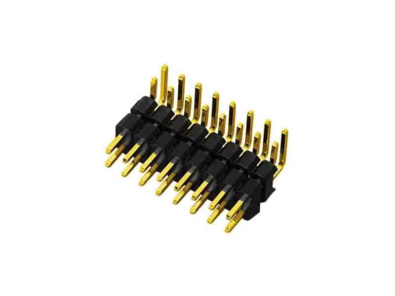  PH2.54mm PIN Header Dual Row Dual Body Right Angle Type Board To Board Connector PIN Connector