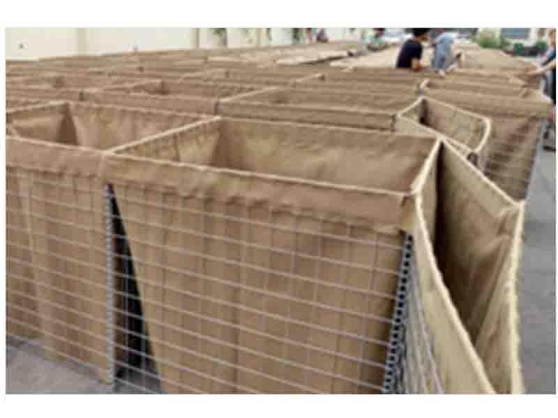  Brown Color Hesco Bastion or Army Defensive Hesco Wall with Galfan Wire