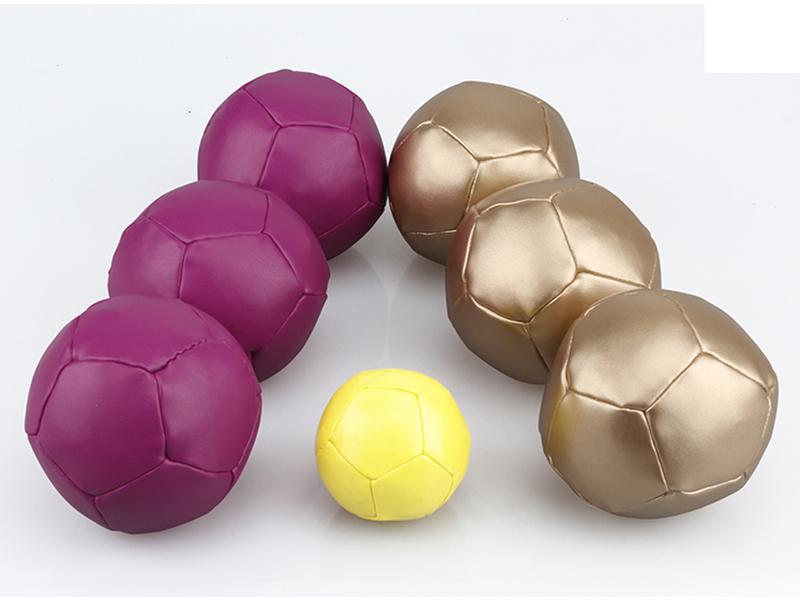 Classic Toss PVC Leather Boccia Ball Set with Carrying Bag