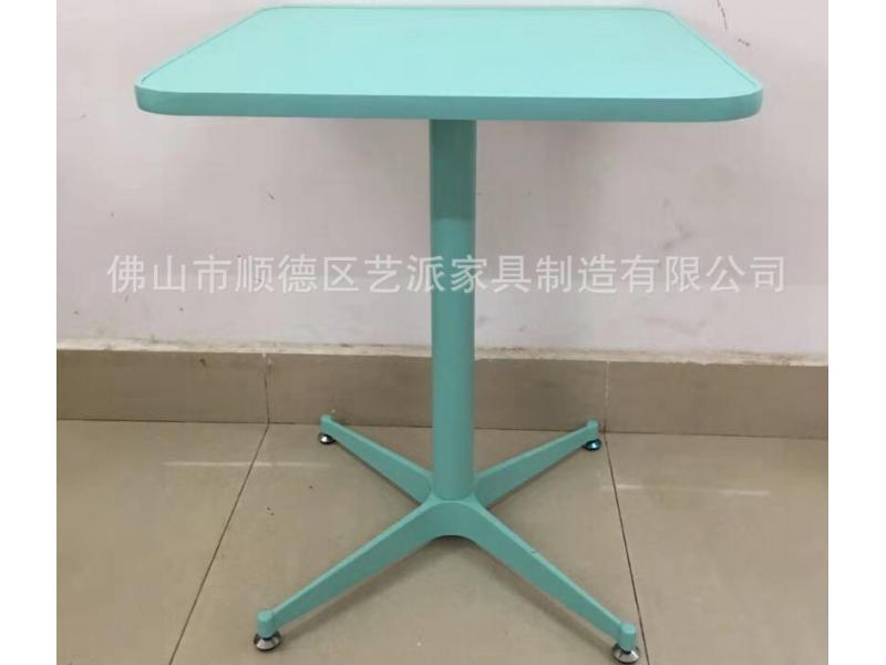 Casual Cafe Round Square Table Negotiate Aluminum Table Simple Round Square Table