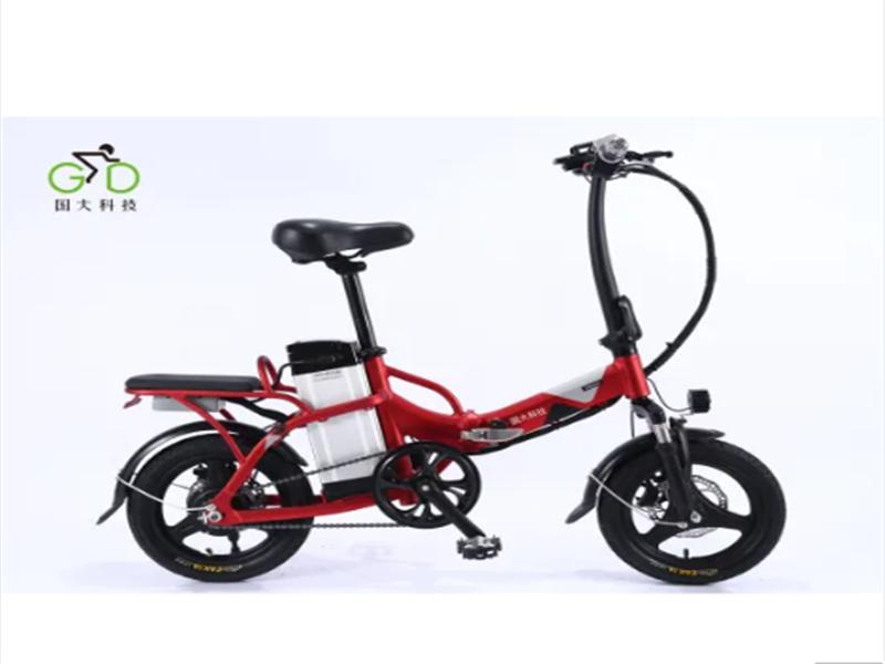 City Aluminum Curved Beam Folding Lithium Battery Electric Bicycle
