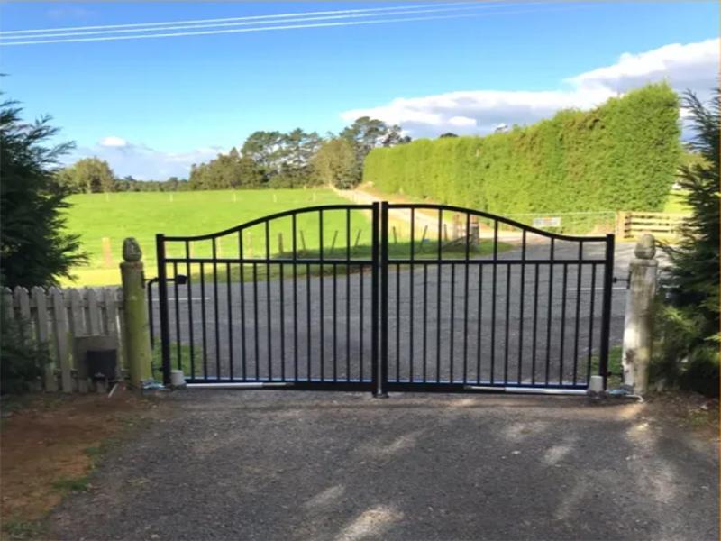 Aluminum Welded Arch Residential Double Gate