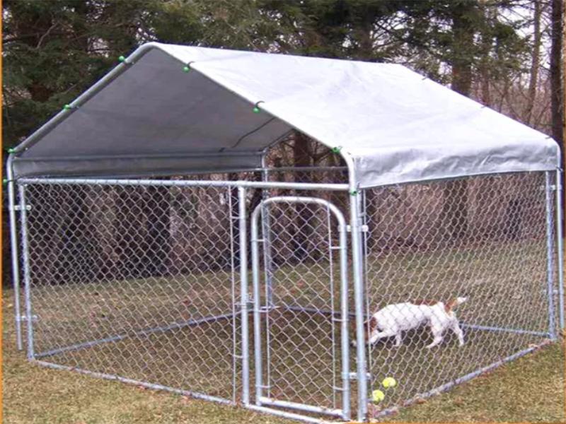 All in One Chain Link Mesh Dog Play Pen