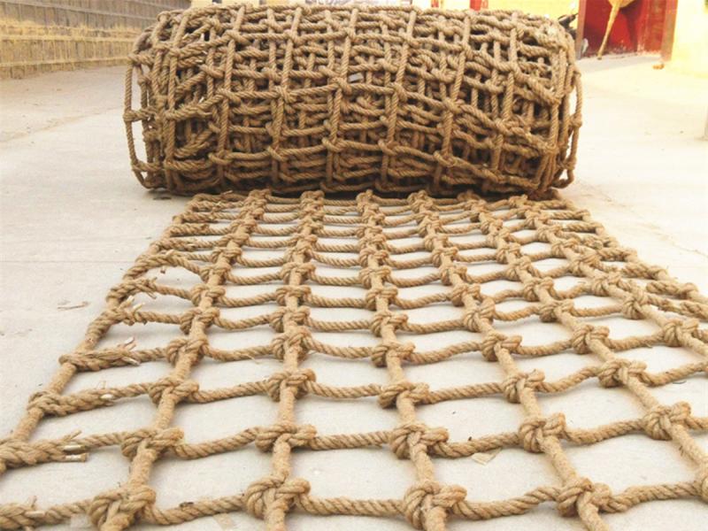 Cheaper Hessian Rope Climbing Cargo Net for Playground