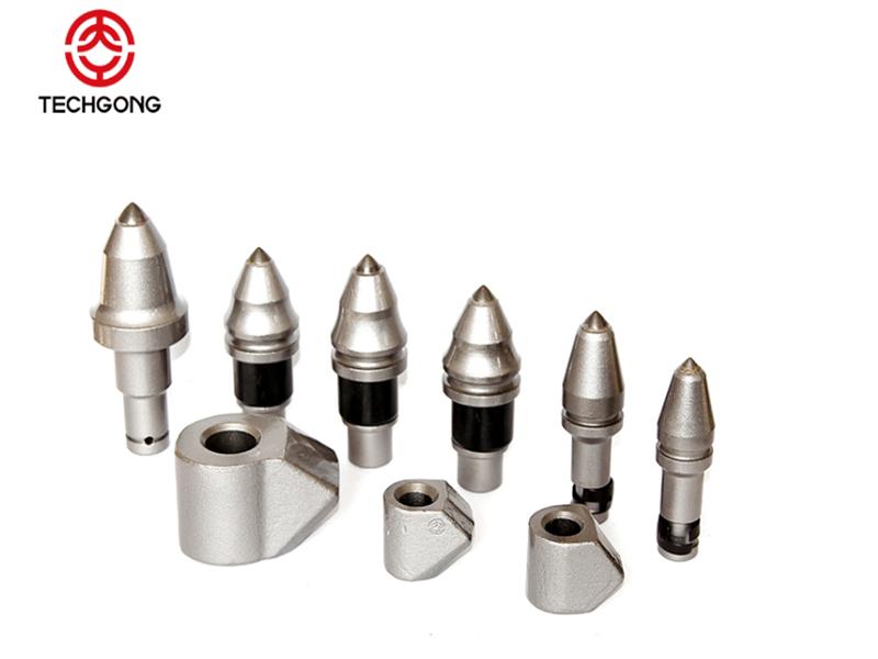 Auger Drilling Tungsten Carbide Bullet Teeth for Construction Machinery  