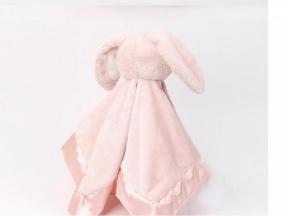 Custom Plush Rabbit Coral Fleece Toy Baby Blanket 