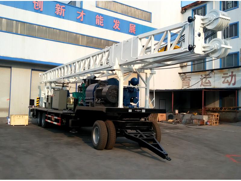 BZCT600 Trailer-mounted Water Well Drilling Rig