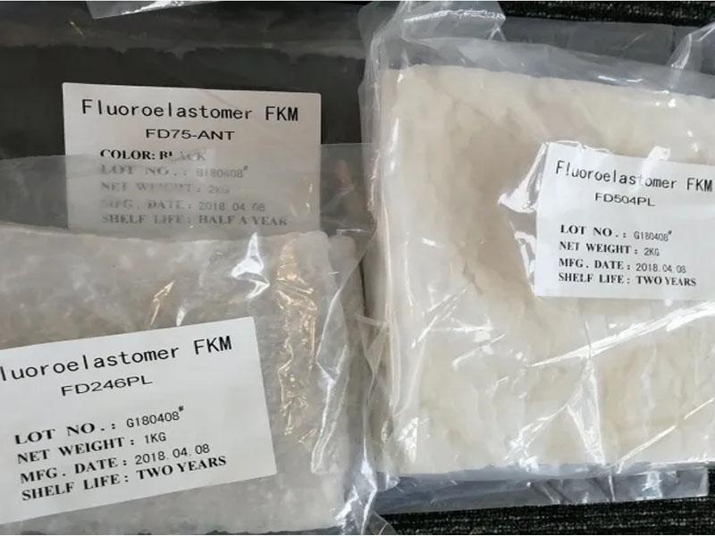 China Supplier Un-Vulcanized Fluoroelastomer Viton FKM Compound Fluorocarbon Rubber