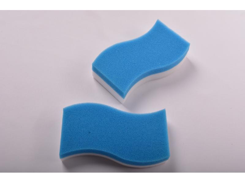 PU Sponge and Melamine Foam Cleaning Eraser  Composite Sponge