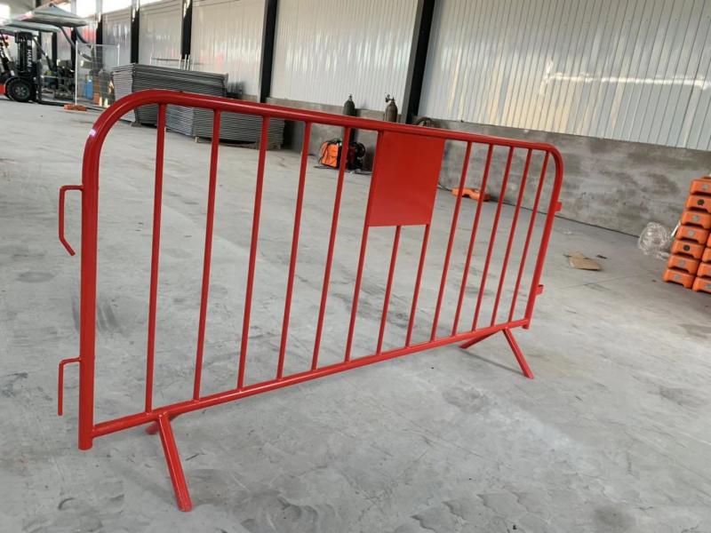 Temporary Steel Barricades for Traffic and Crowd Control