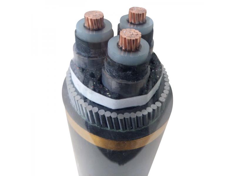 6/10KV 12/20KV 18/30KV Three Cores Copper Conductor Xlpe Insulated Armour Cable
