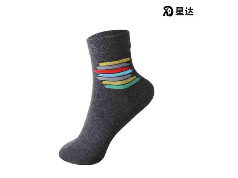 100% Cotton Mid-tube Men's Business Socks