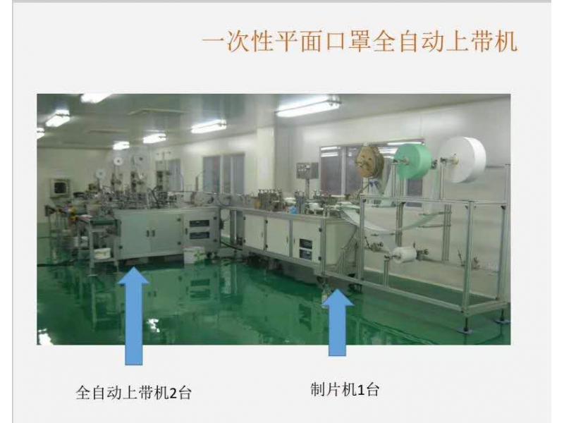 Full Automatic Face Mask Making Machine for 3 Layers Medical Mask, One-to-on and One-to Two Lines