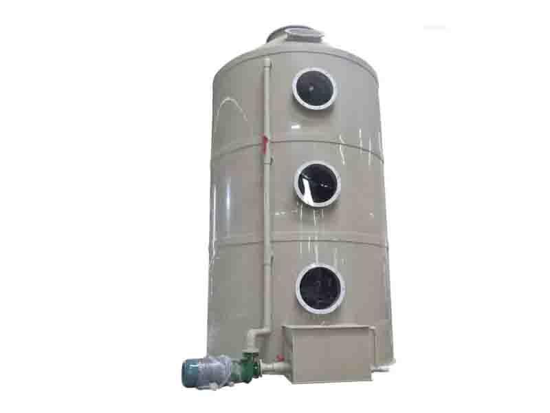 Crossflow Wet Scrubber for Treating Water-Soluble Acids