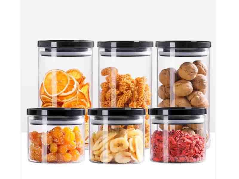 Borosilicate Glass Nuts Dried Fruit Storage Jar