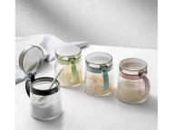 Kitchen Lead Free Glass Seasoning Jar Oil Pot