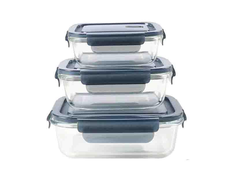Borosilicate Glass Lunch Box Food Storage Container