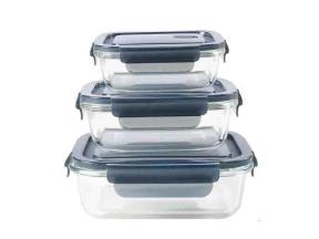 Borosilicate Glass Lunch Box Food Storage Container