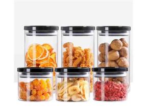 Borosilicate Glass Dried Fruit and Nuts Food Multifuncational Storage Jar
