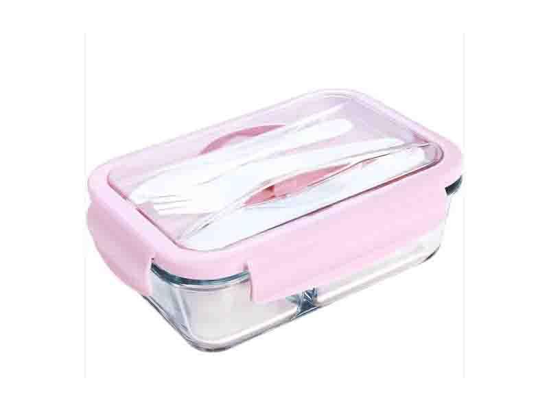 Microwave Oven Glass Lunch Box Food Storage Container