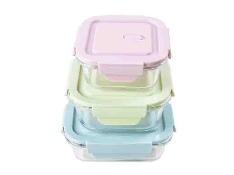 2020 Glass Vacuum Airtight Food Storage Containers Sets for Home Kitchen