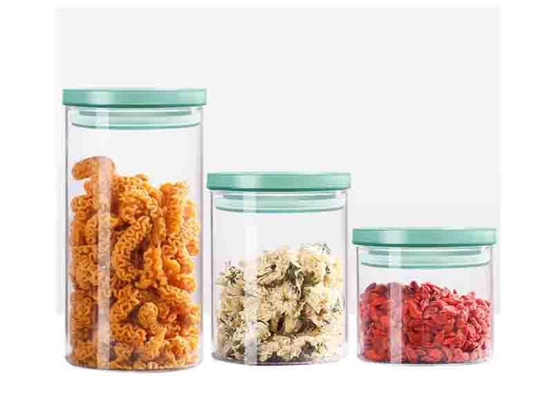 Borosilicate Glass Nut Seal Storage Jar Food Storage Container