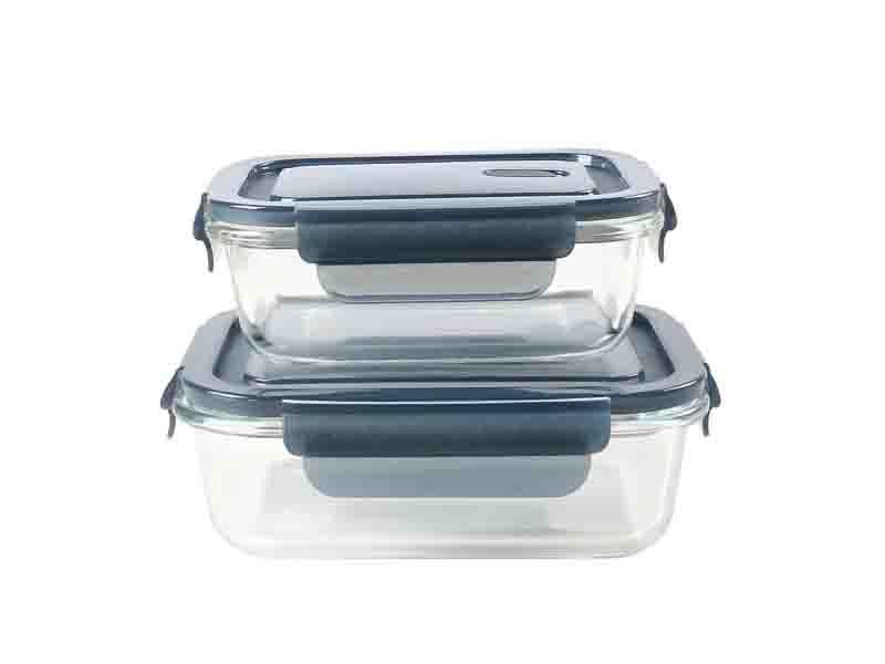 Microwave Glass Lunch Box Food Container Meal Prep Container