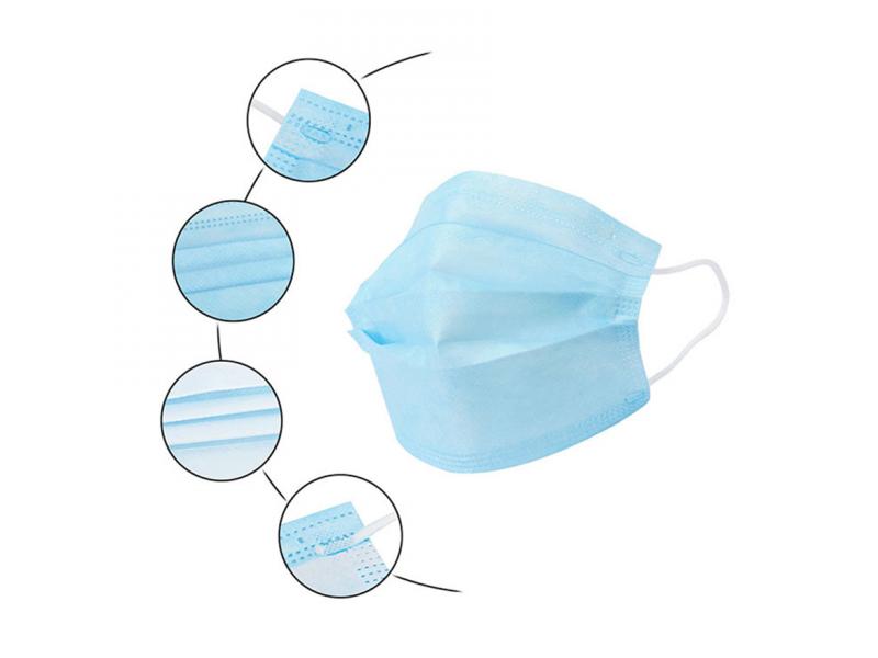 Face Masks 3 Layers Anti-Dust Dustproof Disposable Earloop Face Mouth Masks