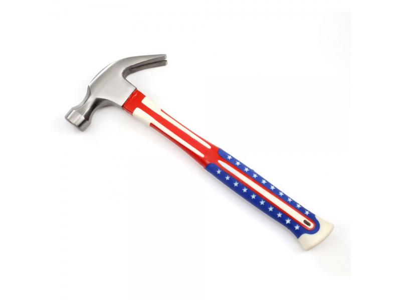 American Type Claw Hammer with Star Flag Handle 