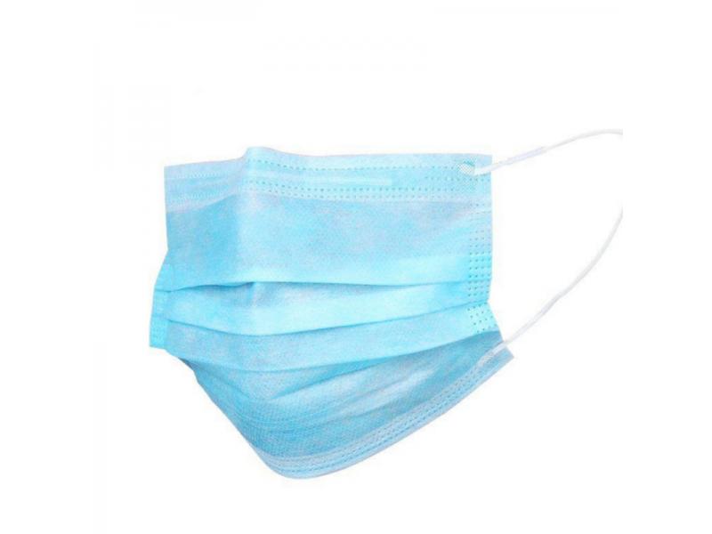 Blue Earloop Pleated 3/Ply Disposable Surgical Face Mask From China Mask Manufacturer Medical-Mask A