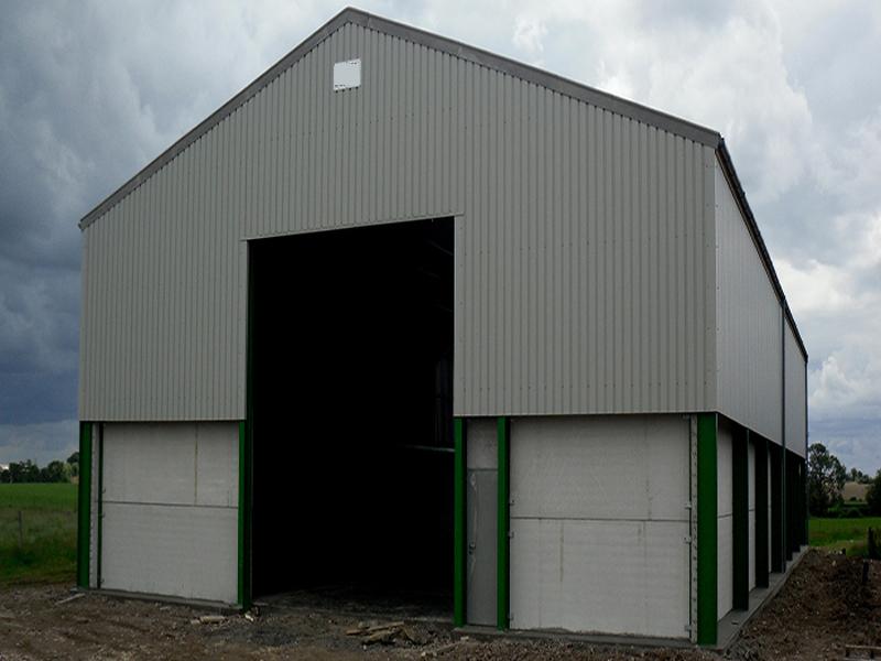 China Low Cost Steel Structure Cow Farm Building House Shed
