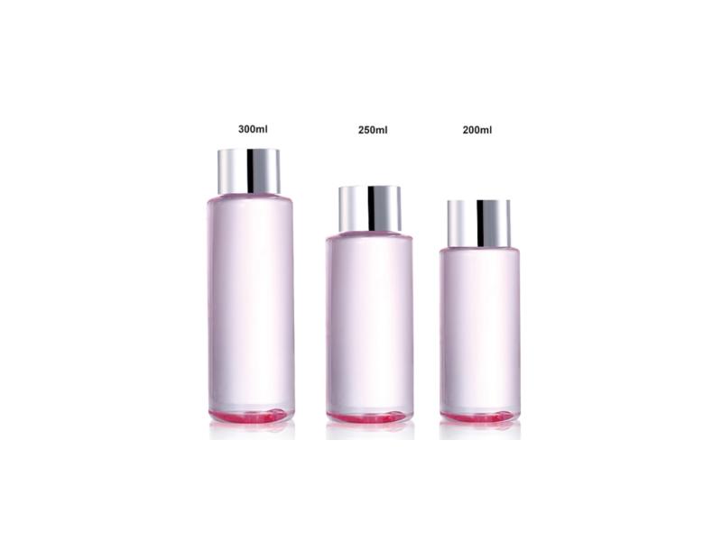 60ml 100ml 150ml 200ml PET Cylinder Cosmetic Bottle with Lotion Pump