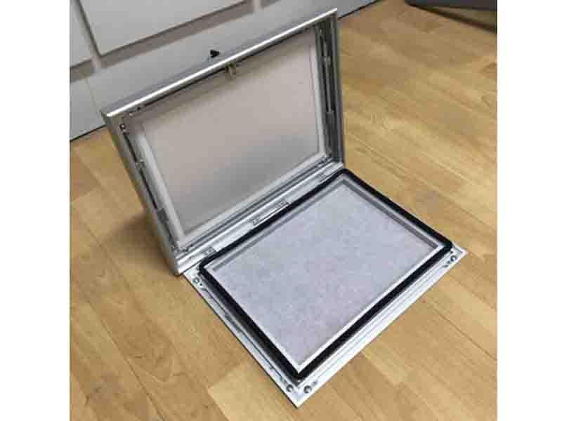 Wall A3 Key Lock Snap Frame in Silver A4 Lockable Poster Board 
