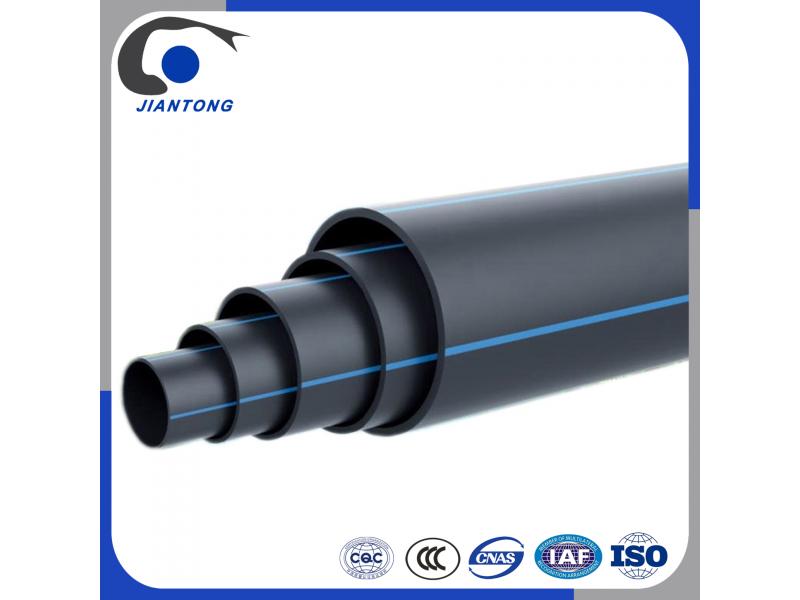 Plumbing Materials Black Plastic Polyethylene 8 Inch PE 100 HDPE Water Pipe Manufacture Prices 