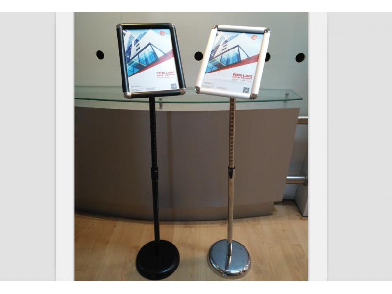 Height Adjustable Lobby Stand Hotel Notice Stand Menu Poster Stand A3/A4 